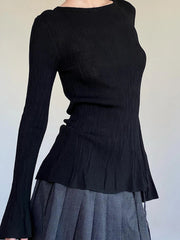 Seil Slim Pleated Top