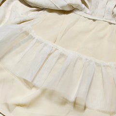 Yellow Floral Puff Sleeve Mini Dress