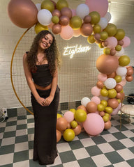 Laria Satin Bodycon Corset Set