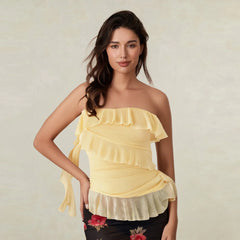 Ruffles Tube Top
