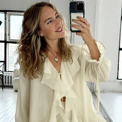 Edith Ruffled Shorts Set