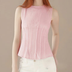 Pleated Seam Tank Top
