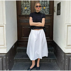 Ruched Short Sleeve Tie Up Top