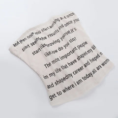 Letter Printed Mesh Strapless Crop Top - High Stretch Tank