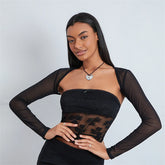 Meshed Petals Lace Top
