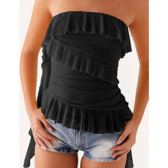 Ruffles Tube Top