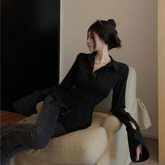 Brooke Bell Sleeves Bandage Shirt