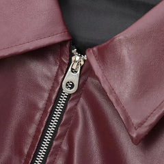 Maeve Faux Leather Jacket