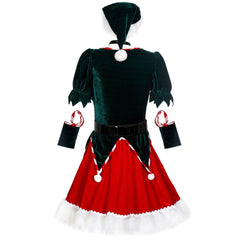 Christmas Clothing M XXL Conjoined Christmas Dress Stage Acting Costume Santa Claus Cosplay Suit