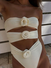 Hollow Out Off Shoulder Bathing Suit Basic Swimsuit