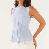 Pleated Seam Tank Top