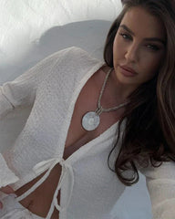 Kristy Crochet Hollow Out Set