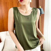 High End Silk Suspender Vest for