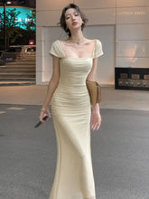 Summer New Elegant Vintage Bodycon One Piece Midi Dress