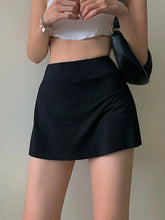 High Waist Tennis Skirt Girl Summer A line Mini Skirt