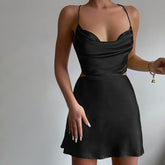 Wepbel Spring Satin Dress