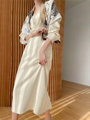 Long Sleeve Vintage Fashion Chic Evening Vestido Female Birthday