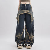Blue Fashion Hip Hop Vintage Straight Autumn 's Jeans