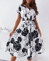 Summer Fashion High Waist Dress