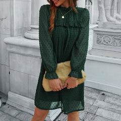 Women's Patchwork Vintage Beach Dress