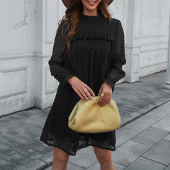 Women's Patchwork Vintage Beach Dress