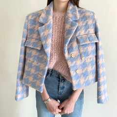 Vintage Chic Streetwear Short Blazers