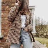 Fashion Office Wear Double Breasted Blazers