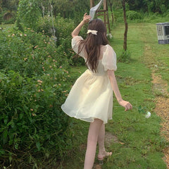 Yellow Elegant Princess Dress