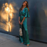 V Neck Cutout Jumpsuit