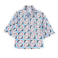 Casual Printed Two Piece Shirt and Pants Sets Flaxmaker