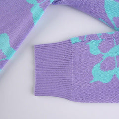 Butterfly Print Kawaii Jumper