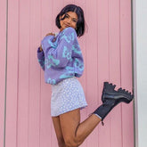 Butterfly Print Kawaii Jumper