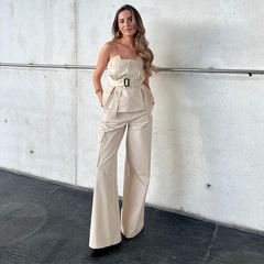 New Spring Waistband Strapless Top Suit
