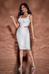 3D Flower Bandage Two Piece Set