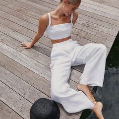 Cotton Linen Tops and Pants