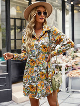 Vacation A-Line Floral V-Neck Dress