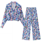 Graphic Printed Shirt and Pants Set
