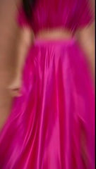 Bowknot Decor Sequin Two Piece Set