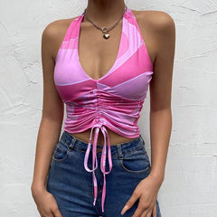 Eleanor Leaflet Pink Top