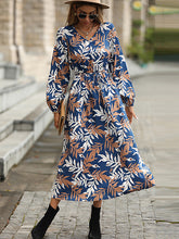 Bohemia A-Line Floral Round-Neck Dress