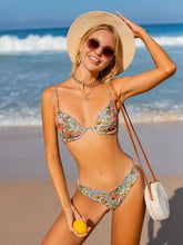 New bikini push-up floral print sexy swimsuit