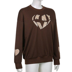 'IN MY ARMS' Casual sweatshirt