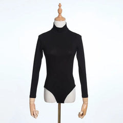 High Neck Ultra Low Back Bodysuit