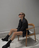 New Fashion Solid Color Lapel Blazer