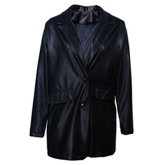 Fall Winter Vintage Long Sleeve V neck Blazers