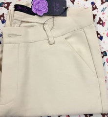 Slim Straight Trousers Women's Pants All Match Casual Spring Legging Pants Plus Size S 4XL Ankle Length Pants