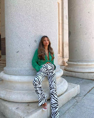 Vintage Elegant V Neck Streetwears Blouses