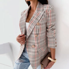 Womens Long Sleeve Casual Slim Thin Blazers