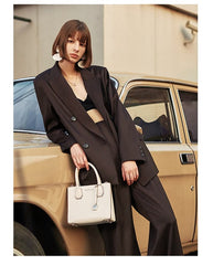 Pant Suit Loose Blazer Set