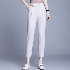 Summer Casual Solid Spring Summer Pants